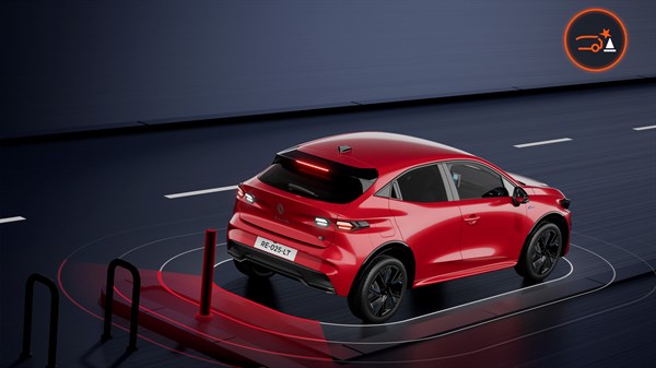 rear automatic emergency breaking - Renault Clio