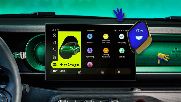 reno, the official Renault avatar - Renault Twingo E-Tech electric