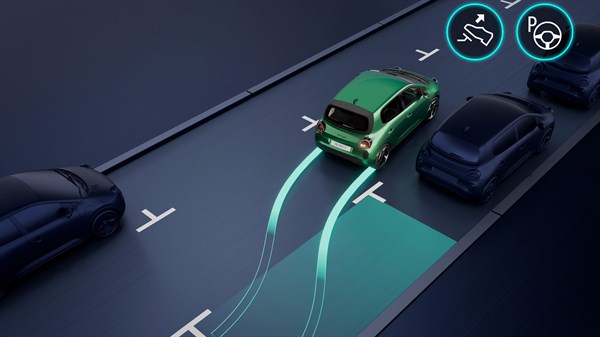 hands-free parking - Renault Twingo E-Tech electric