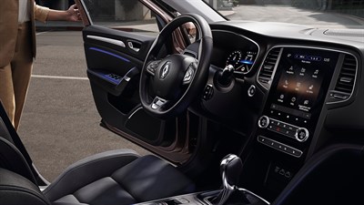 Interior dashboard and front seats  Megane Sedan 
