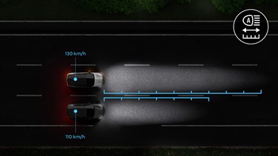 Renault Megane E-Tech 100% electric - adaptive vision LED lights 