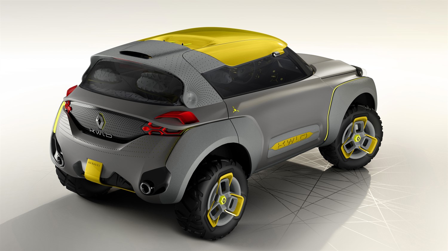 Renault KWID Concept - vue de 3/4 arrière du véhicule